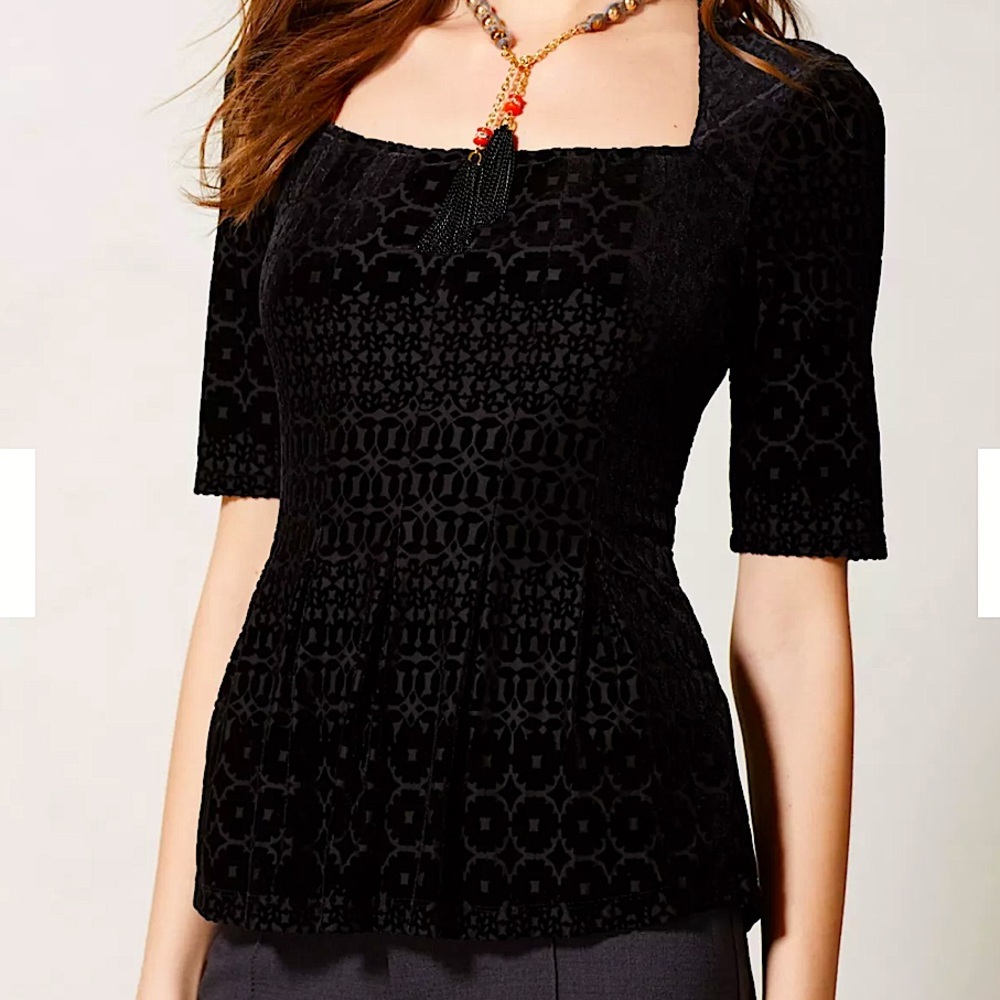 Meadow Rue Continental Peplum Top